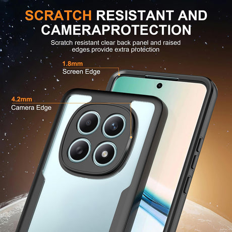 Folie de protectie Techsuit ColorVerse 360 Series + compatibil cu Xiaomi Redmi Note 15 4G, Negru