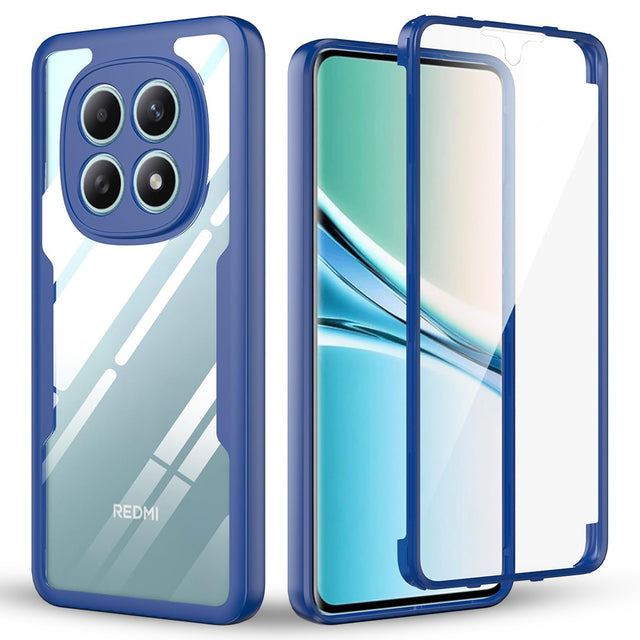 Folie de protectie Techsuit ColorVerse 360 Series + compatibil cu Xiaomi Redmi Note 15 5G / Poco M8 5G, Albastru