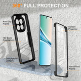 Folie de protectie Techsuit ColorVerse 360 Series + compatibil cu Xiaomi Redmi Note 15 5G / Poco M8 5G, Negru