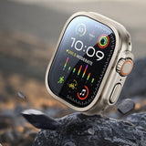 Folie de protectie smartwatch ESR Armorite Screen Protector (set de 2) compatibil cu Apple Watch Ultra / Ultra 2 / Ultra 3, Titanium