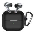 Casti Techsuit Silicone Case, for Samsung Galaxy Buds 3 / 3 Pro / 3 FE, Smooth Ultrathin Material, Negru