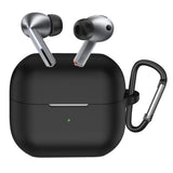 Casti Techsuit Silicone Case, for Samsung Galaxy Buds 3 / 3 Pro / 3 FE, Smooth Ultrathin Material, Negru