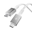 Cablu Spigen Essential EB10015CC (ACA10420), Fast Charging, Type-C, 100W, 5Gbps, E-Marker Chip, 1.5m, Alb