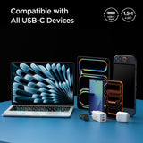 Cablu Spigen Essential EB10015CC (ACA10420), Fast Charging, Type-C, 100W, 5Gbps, E-Marker Chip, 1.5m, Alb