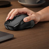 Tastatura/Mouse Yesido Wireless Mouse (KB45), 2.4G Connection, 800 / 1200 / 1600 DPI, Low Noise, Negru