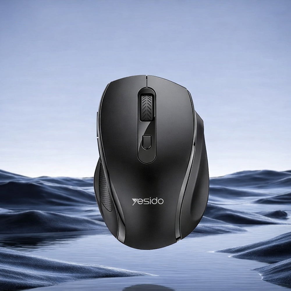 Tastatura/Mouse Yesido Wireless Mouse (KB45), 2.4G Connection, 800 / 1200 / 1600 DPI, Low Noise, Negru