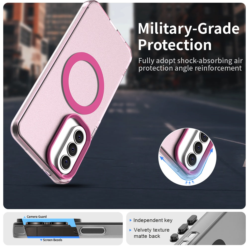 Husa de protectie Techsuit CandyCase MagSafe compatibil cu Samsung Galaxy A37 5G, Roz