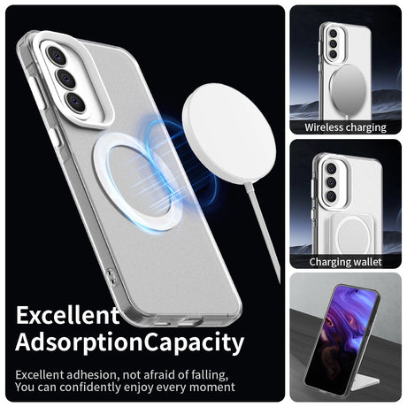 Husa de protectie Techsuit CandyCase MagSafe compatibil cu Samsung Galaxy A37 5G, Alb
