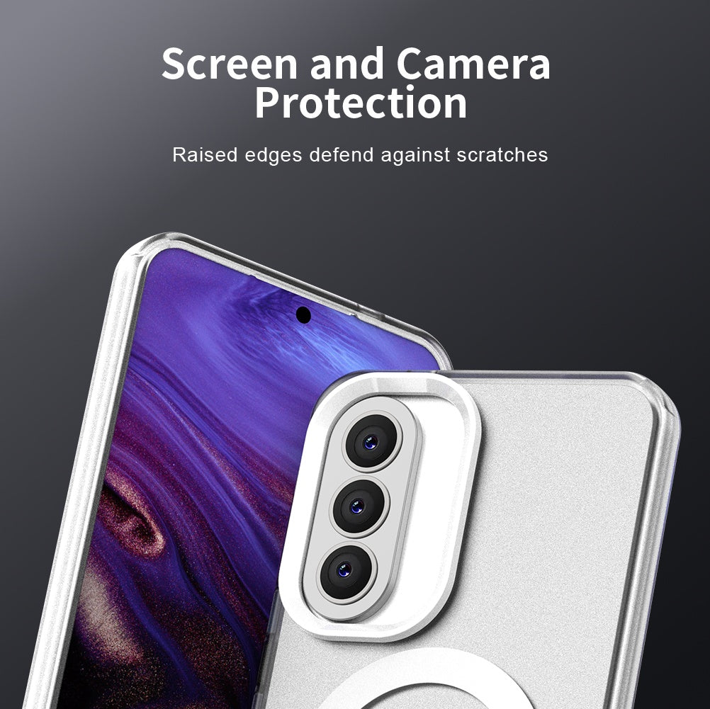 Husa de protectie Techsuit CandyCase MagSafe compatibil cu Samsung Galaxy A37 5G, Alb
