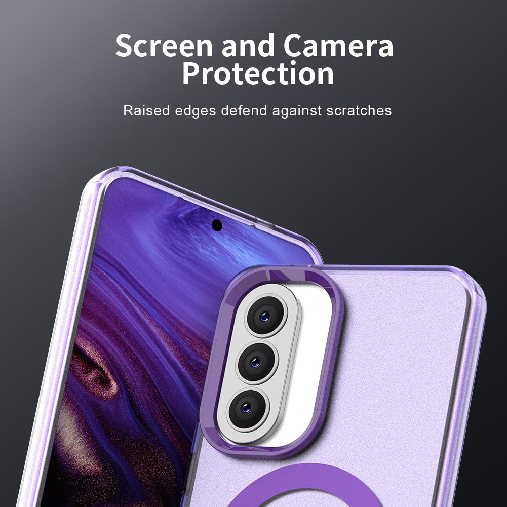 Husa de protectie Techsuit CandyCase MagSafe compatibil cu Samsung Galaxy A57 5G, Mov