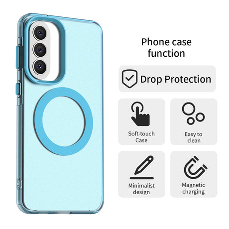 Husa de protectie Techsuit CandyCase MagSafe compatibil cu Samsung Galaxy A57 5G, Albastru