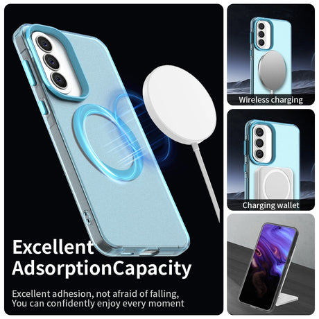Husa de protectie Techsuit CandyCase MagSafe compatibil cu Samsung Galaxy A57 5G, Albastru