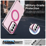 Husa de protectie Techsuit CandyCase MagSafe compatibil cu Samsung Galaxy A57 5G, Roz