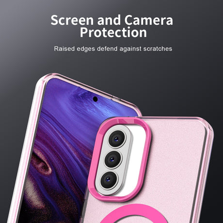 Husa de protectie Techsuit CandyCase MagSafe compatibil cu Samsung Galaxy A57 5G, Roz
