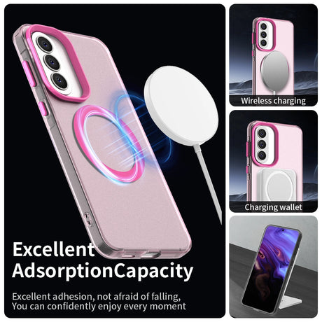 Husa de protectie Techsuit CandyCase MagSafe compatibil cu Samsung Galaxy A57 5G, Roz