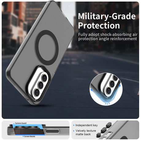 Husa de protectie Techsuit CandyCase MagSafe compatibil cu Samsung Galaxy A57 5G, Negru