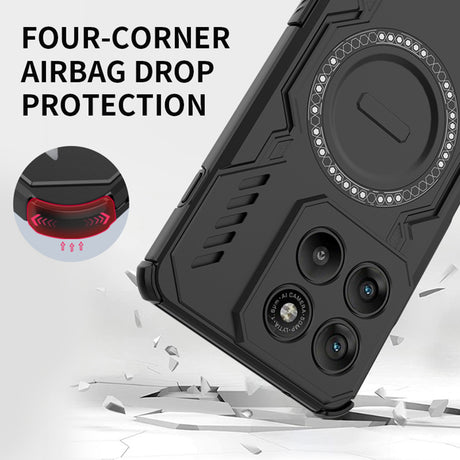 Husa de protectie Techsuit ArmorMag compatibil cu Motorola Edge 70, Albastru