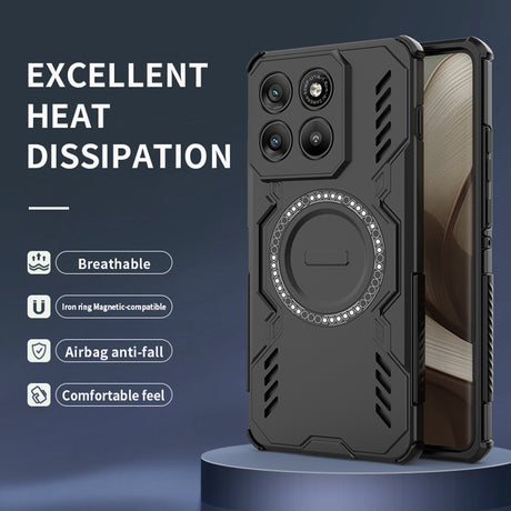 Husa de protectie Techsuit ArmorMag compatibil cu Motorola Edge 70, Albastru