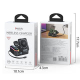 Incarcator Yesido (DS38), 8in1 Wireless, 65W, Fast Charging, Negru