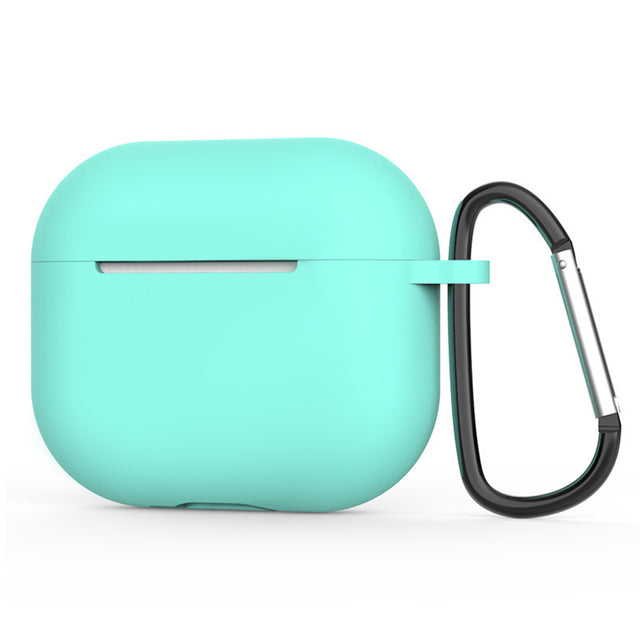 Casti Techsuit Silicone Case, for AirPods 4, Smooth Ultrathin Material, Turcoaz