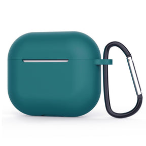 Casti Techsuit Silicone Case, for AirPods 4, Smooth Ultrathin Material, Teal