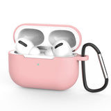 Casti Techsuit Silicone Case, for AirPods Pro 3, Smooth Ultrathin Material, Roz Inchis