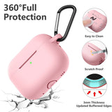 Casti Techsuit Silicone Case, for Samsung Galaxy Buds 3 / 3 Pro / 3 FE, Smooth Ultrathin Material, Roz