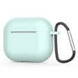Casti Techsuit Silicone Case, for AirPods 4, Smooth Ultrathin Material, Cyan