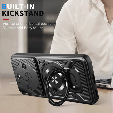 Husa de protectie Techsuit RuggedCam compatibil cu Honor X9c Smart, Gri