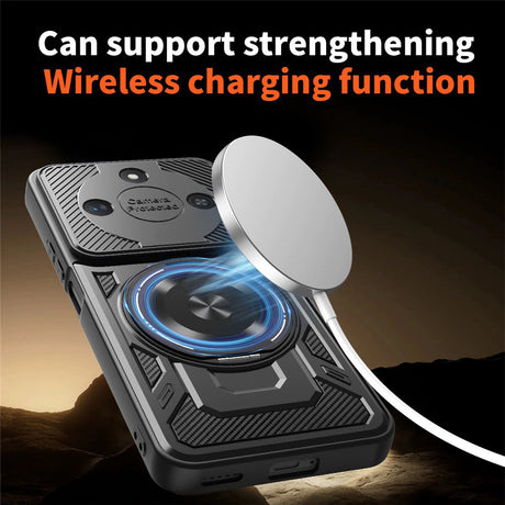Husa de protectie Techsuit RuggedCam compatibil cu Honor X9c Smart, Gri