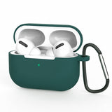 Casti Techsuit Silicone Case, for AirPods Pro 3, Smooth Ultrathin Material, Verde Inchis
