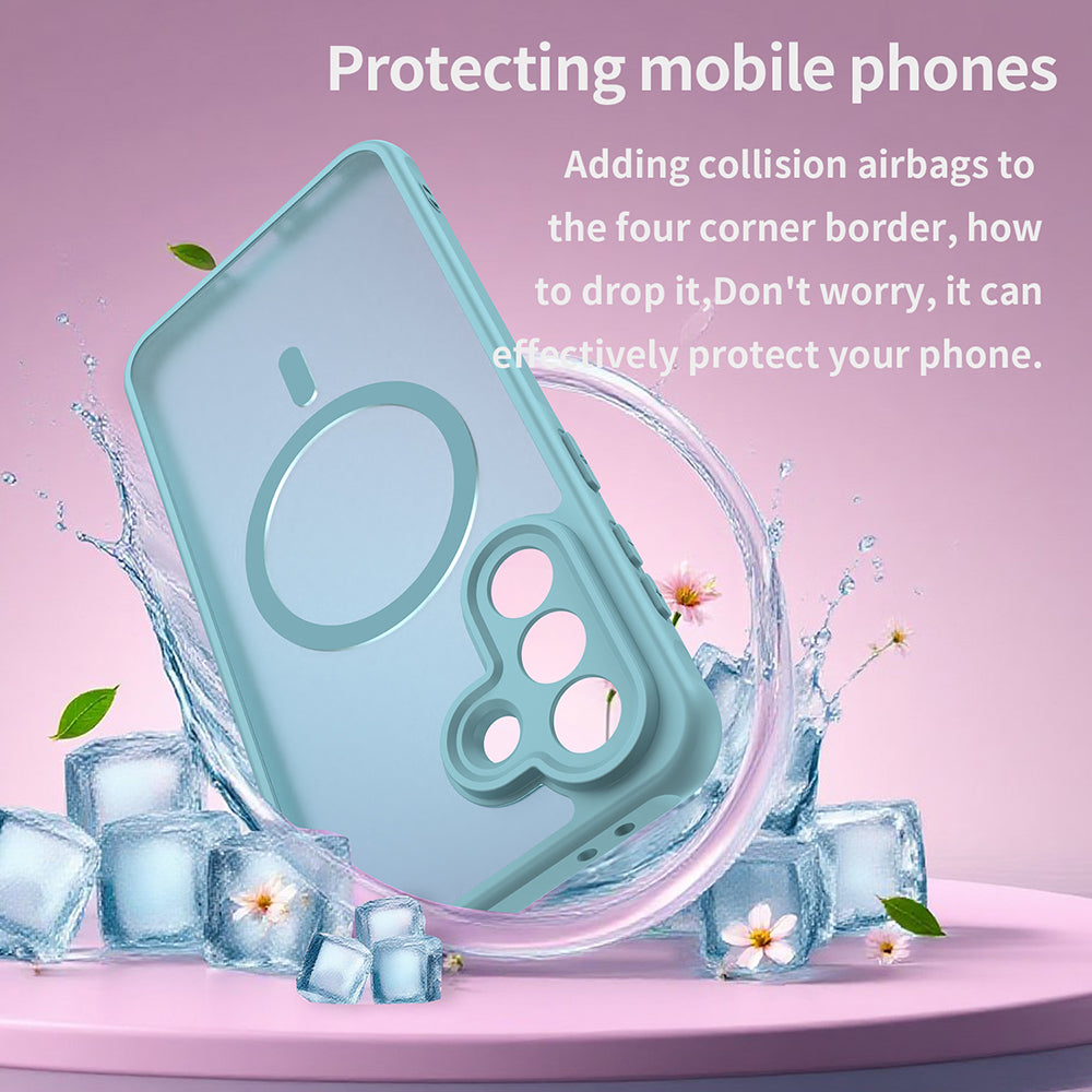 Husa de protectie Techsuit HaloFrost II MagSafe compatibil cu Samsung Galaxy A37 5G, Verde Menta