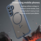 Husa de protectie Techsuit HaloFrost II MagSafe compatibil cu Samsung Galaxy A37 5G, Bleumarin