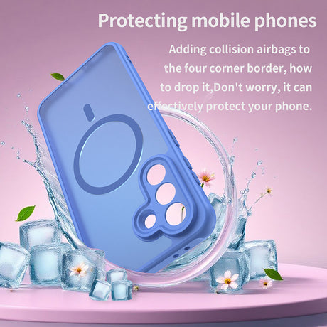 Husa de protectie Techsuit HaloFrost II MagSafe compatibil cu Samsung Galaxy A37 5G, Albastru Cer