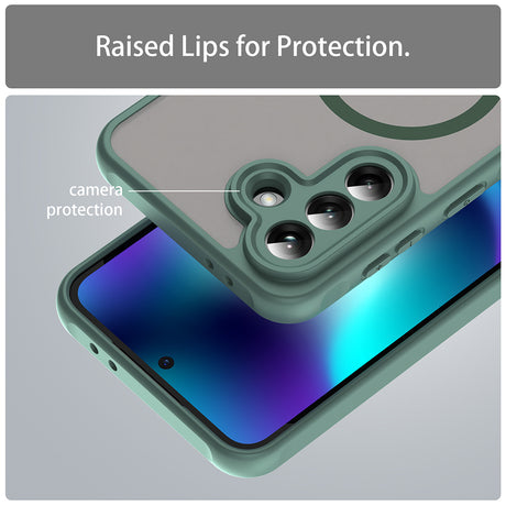 Husa de protectie Techsuit HaloFrost II MagSafe compatibil cu Samsung Galaxy A37 5G, Verde