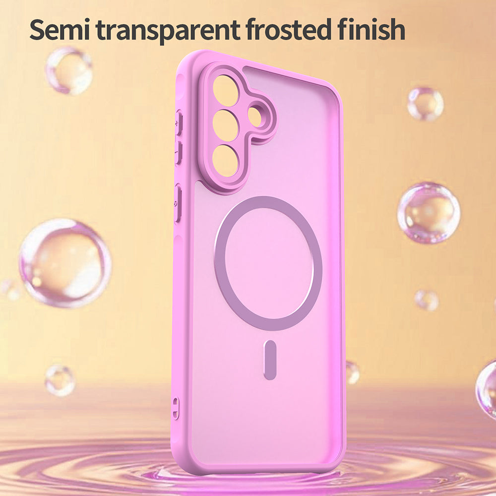 Husa de protectie Techsuit HaloFrost II MagSafe compatibil cu Samsung Galaxy A37 5G, Roz