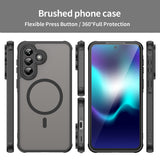 Husa de protectie Techsuit HaloFrost II MagSafe compatibil cu Samsung Galaxy A37 5G, Negru