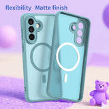 Husa de protectie Techsuit HaloFrost II MagSafe compatibil cu Samsung Galaxy A57 5G, Verde Menta