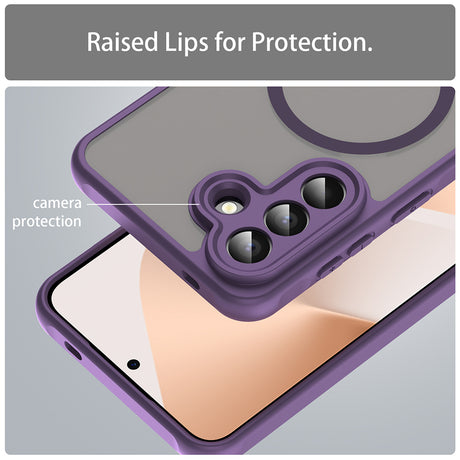 Husa de protectie Techsuit HaloFrost II MagSafe compatibil cu Samsung Galaxy A57 5G, Mov