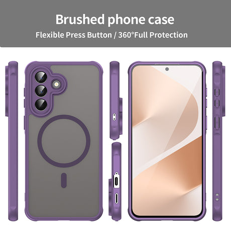 Husa de protectie Techsuit HaloFrost II MagSafe compatibil cu Samsung Galaxy A57 5G, Mov