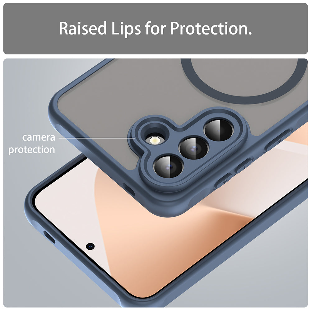 Husa de protectie Techsuit HaloFrost II MagSafe compatibil cu Samsung Galaxy A57 5G, Bleumarin