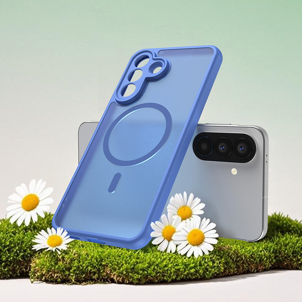 Husa de protectie Techsuit HaloFrost II MagSafe compatibil cu Samsung Galaxy A57 5G, Albastru Cer
