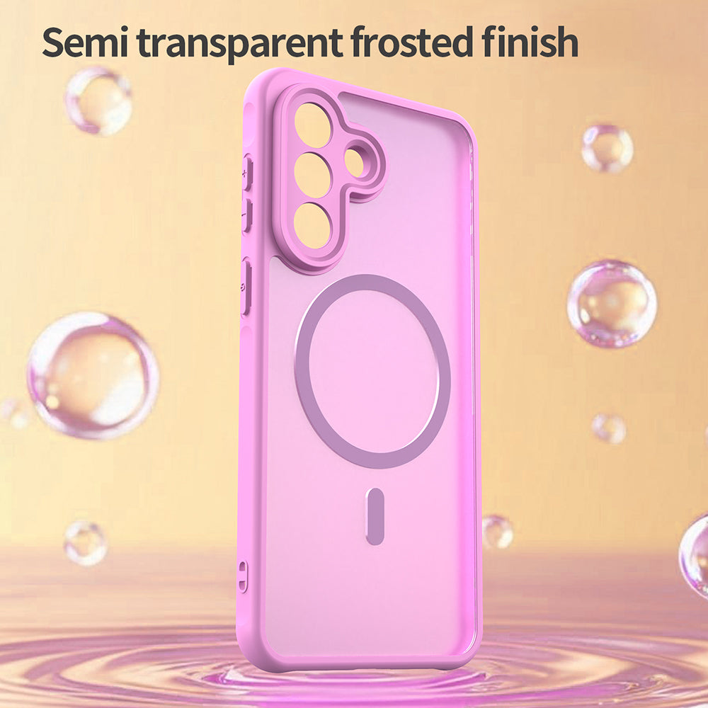 Husa de protectie Techsuit HaloFrost II MagSafe compatibil cu Samsung Galaxy A57 5G, Roz