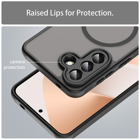 Husa de protectie Techsuit HaloFrost II MagSafe compatibil cu Samsung Galaxy A57 5G, Negru