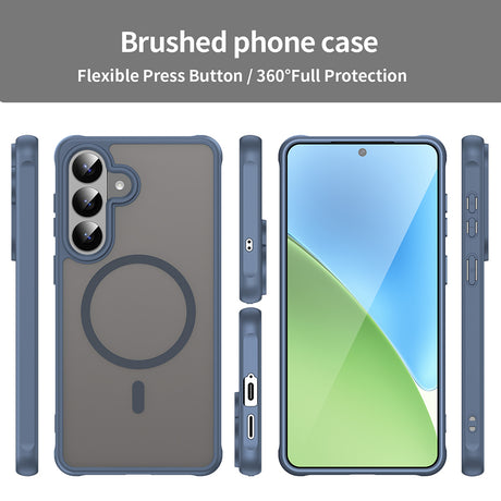 Husa de protectie Techsuit HaloFrost II MagSafe compatibil cu Samsung Galaxy S26 Plus, Bleumarin