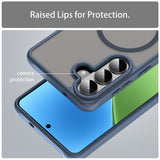 Husa de protectie Techsuit HaloFrost II MagSafe compatibil cu Samsung Galaxy S26 Plus, Bleumarin