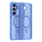 Husa de protectie Techsuit HaloFrost II MagSafe compatibil cu Samsung Galaxy S26 Plus, Albastru Cer