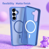 Husa de protectie Techsuit HaloFrost II MagSafe compatibil cu Samsung Galaxy S26 Plus, Albastru Cer