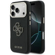Husa de protectie Guess Hardcase Resin Logo (GUHCP17L5PS4RGGK) compatibil cu iPhone 17 Pro, Negru