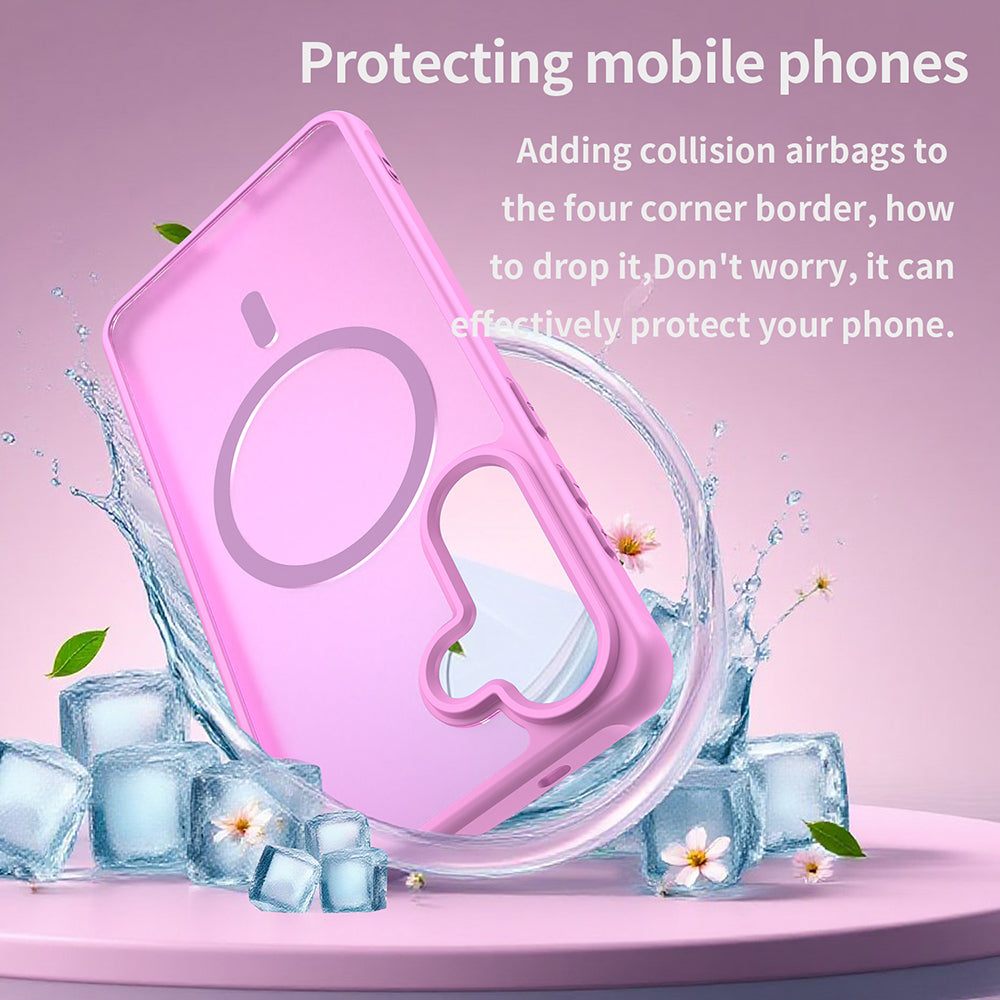 Husa de protectie Techsuit HaloFrost II MagSafe compatibil cu Samsung Galaxy S26 Plus, Roz